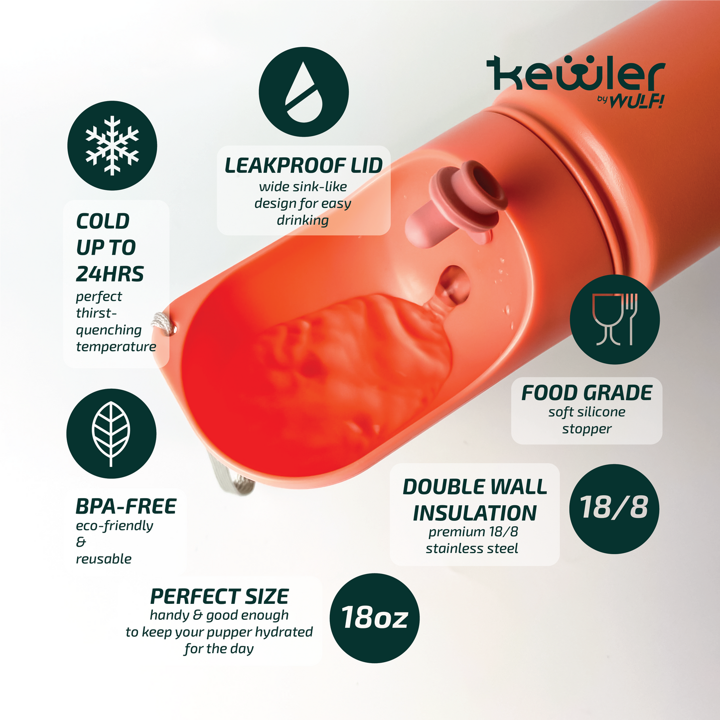 Kewler Fresh Coral 18oz